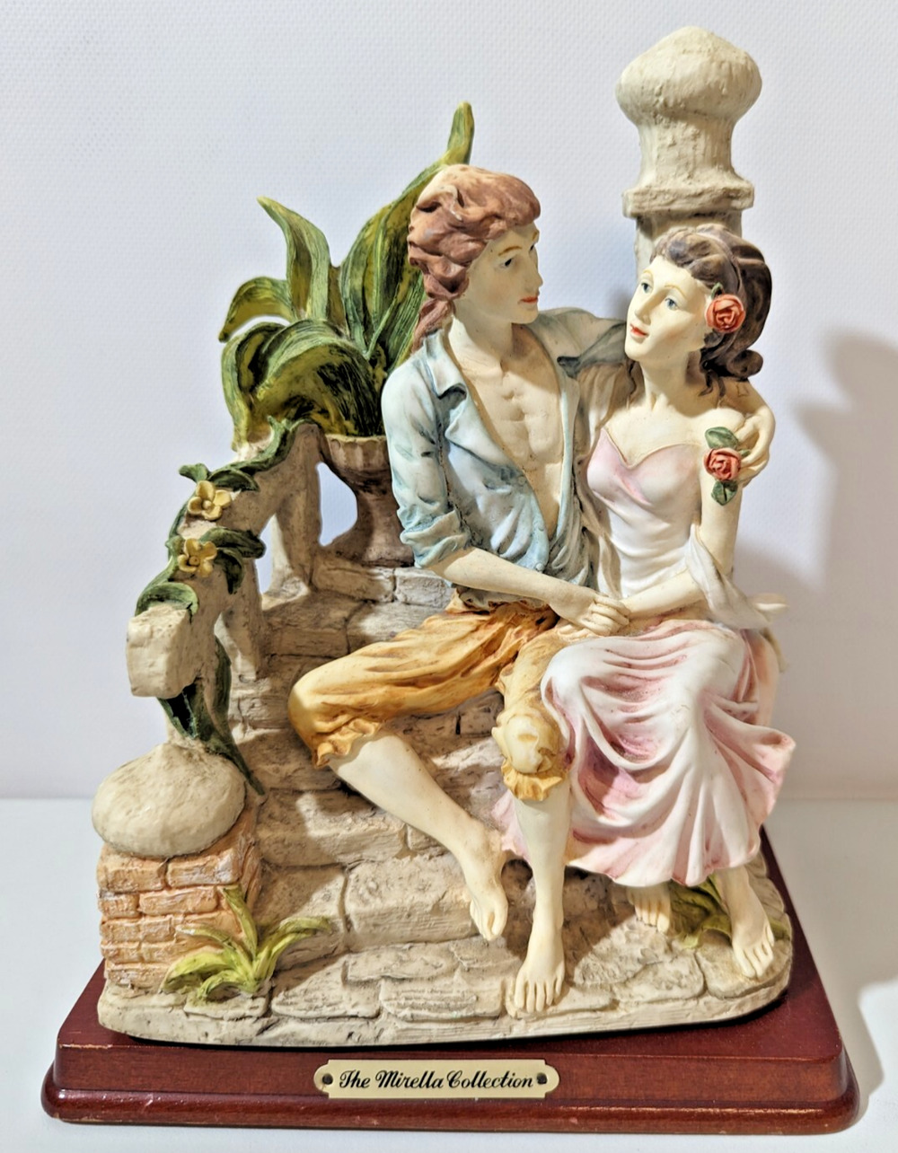 The Mirabella Collection Statue of Man and Woman in Garden Vintage